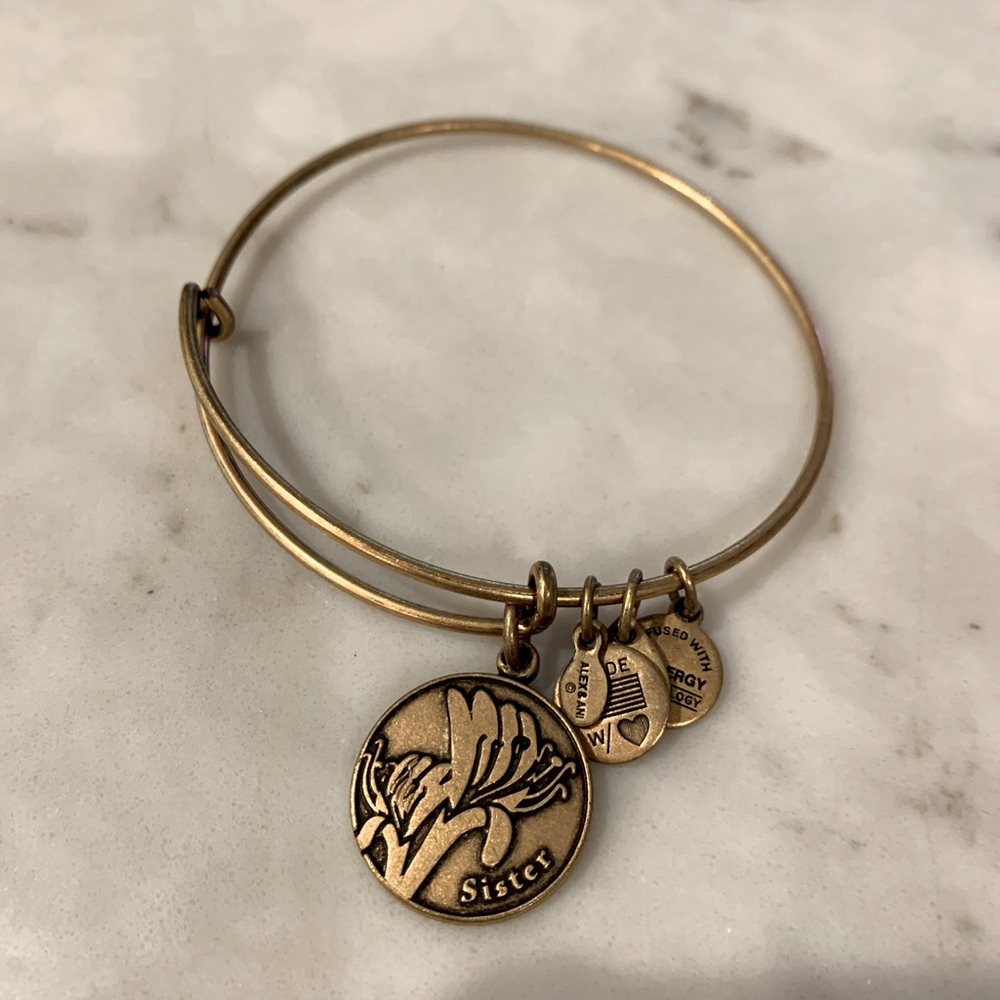 Alex and Ani Gold “Sister” bangle